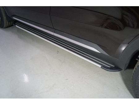 Пороги алюминиевые "Slim Line Silver" 1820 мм